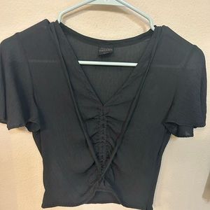 Jean Paul Gaultier Sheer Cinch Blouse